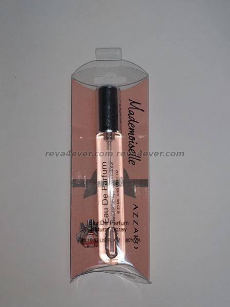 Azzaro Mademoiselle edp 20ml perfume pen spray glass on blister