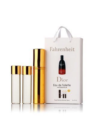 Christian Dior Fahrenheit edt 3x15ml у подарунковій упаковці 24 фото
