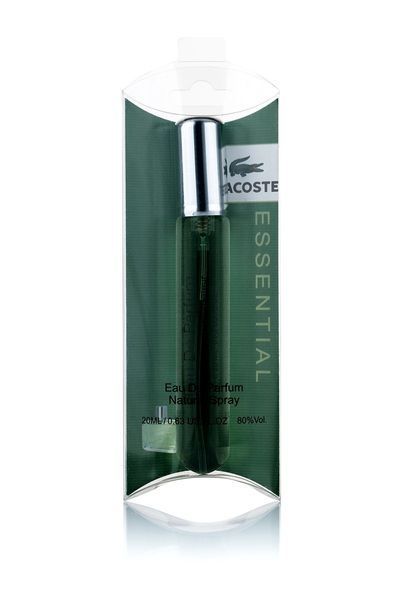 Lacoste Essential edp 20ml perfume pen spray glass on blister