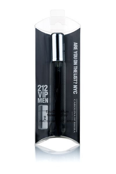 Carolina Herrera 212 Vip Men 20ml парфуми ручка спрей скло на блістері 78 фото