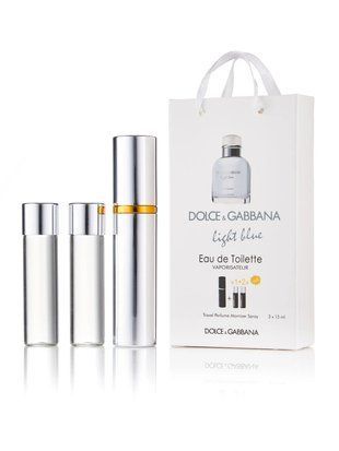 Dolce and Gabbana Light Blue pour Homme 3x15ml mini in a gift box