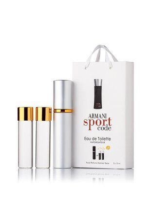 Armani Sport Code pour homme edt 3x15ml in a gift box