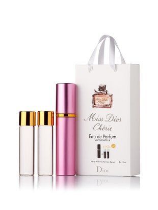 Christian Dior Miss Dior Cherie edp 3x15ml міні парфум в подарунковій упаковці 20 фото