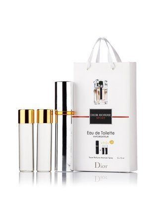 Christian Dior Sport pour homme edp 3x15ml парфум міні в подарунковій упаковці 21 фото