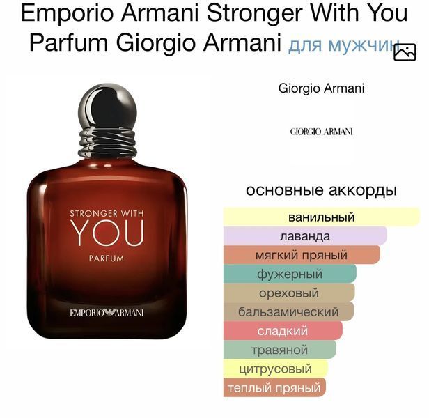 Armani Emporio Armani Stronger With You Parfum oil 10ml олія абсолю 642 фото