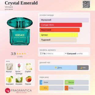 Versace Crystal Emerald oil 10ml масло абсолю 725 фото
