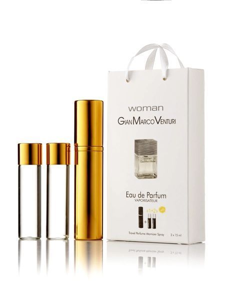 Gian Marco Venturi Woman edp 3x15ml mini perfumy w pudełku prezentowym