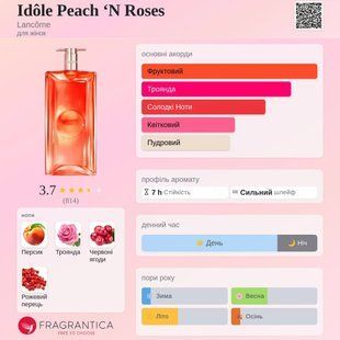 Lancome Idole Peach &lsquo;N Roses oil 10ml масло абсолю 733 фото