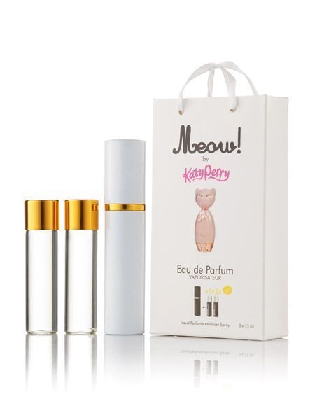 Katy Perry Meow edp 3x15ml mini perfumy w pudełku prezentowym