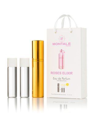 Montale Rose Elixir edp 3x15ml mini in a gift box
