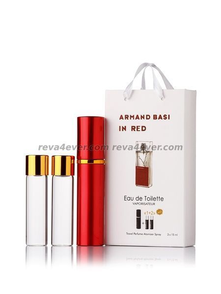 Armand Basi In Red edt 3x15ml в подарочной упаковке. 1 фото