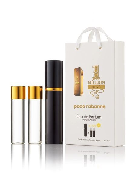 Paco Rabanne 1 Million Prive edp 3x15ml парфум міні в подарунковій упаковці 127 фото