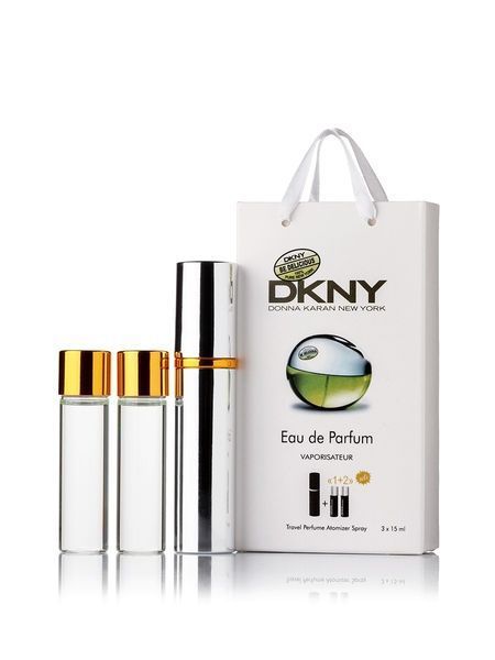 DKNY Be Delicious edp (ДКНЮ Б Деликиоус) 3x15ml парфюм мини в подарочной упаковке 31 фото