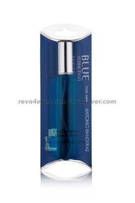 Antonio Banderas Blue Seduction for man edt 20ml парфуми ручка спрей скло на блістері 99 фото