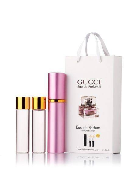 Gucci Eau De Parfum 2 edp 3x15ml у подарунковій упаковці 42 фото
