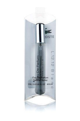 Lacoste Eau De Lacoste L.12.12 Blanc edp 20ml парфуми ручка спрей скло на блістері 87 фото
