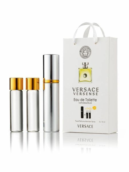 Versace Versense edp 3x15ml mini perfumy w pudełku prezentowym
