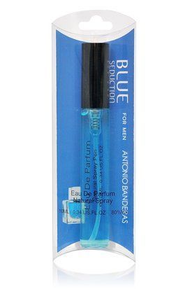 Antonio Banderas Blue Seduction dla mężczyzn edp 10ml perfumy w sprayu w długopisie szkło na blistrze