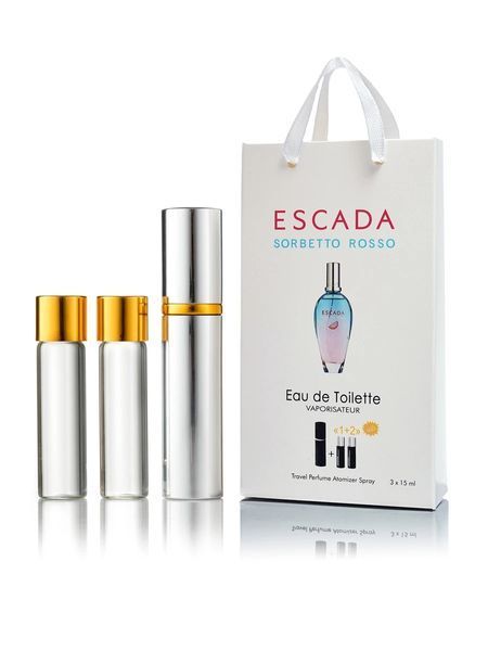 Escada Sorbetto Rosso edp 3x15ml парфум міні в подарунковій упаковці 153 фото